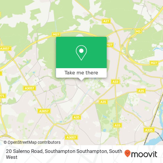 20 Salerno Road, Southampton Southampton map