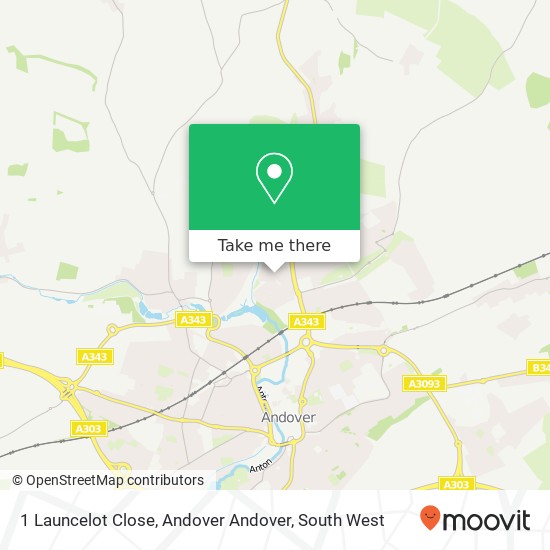 1 Launcelot Close, Andover Andover map