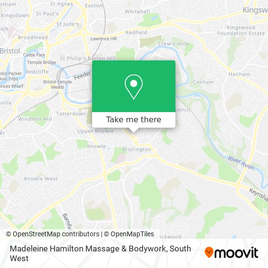 Madeleine Hamilton Massage & Bodywork map