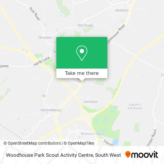 Woodhouse Park Scout Activity Centre map