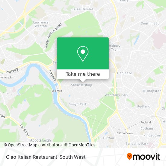 Ciao Italian Restaurant map