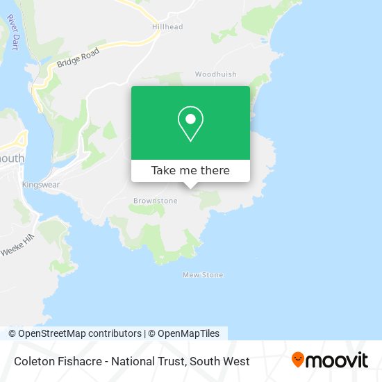 Coleton Fishacre - National Trust map