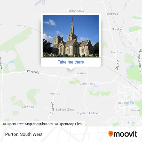 Purton map
