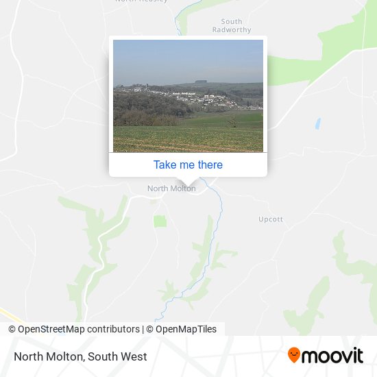 North Molton map