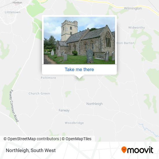 Northleigh map