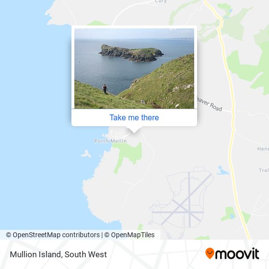 Mullion Island map