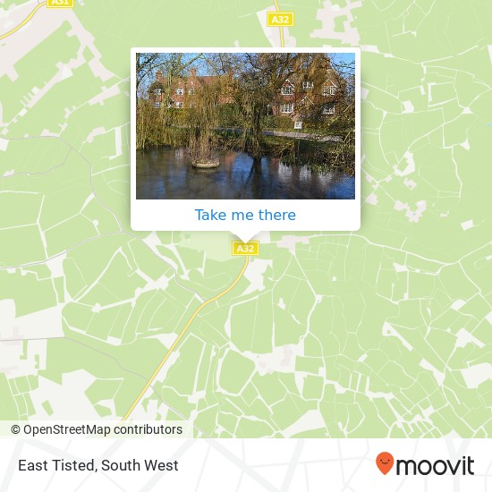 East Tisted map