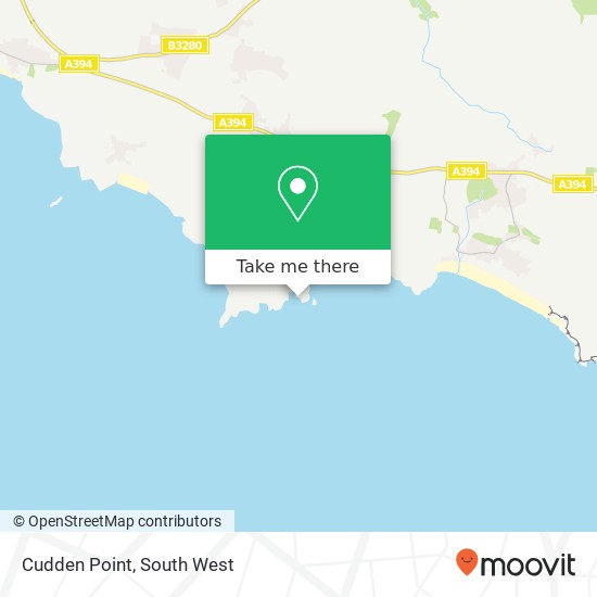 Cudden Point map