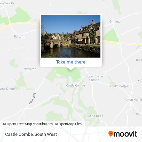 Castle Combe map