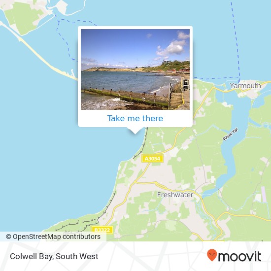 Colwell Bay map