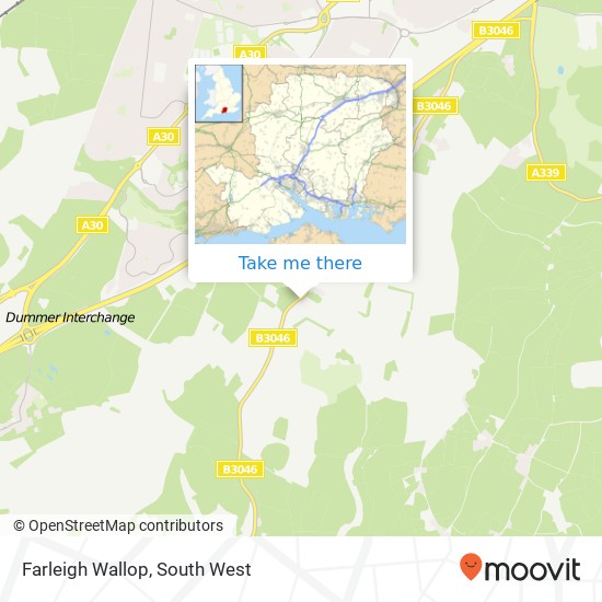 Farleigh Wallop map