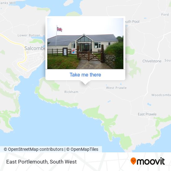 East Portlemouth map