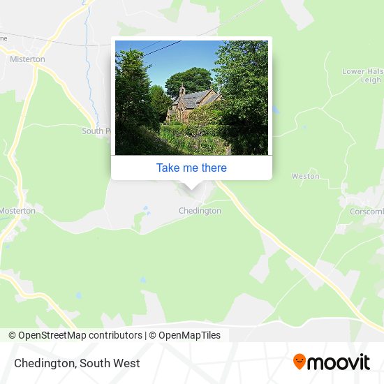 Chedington map