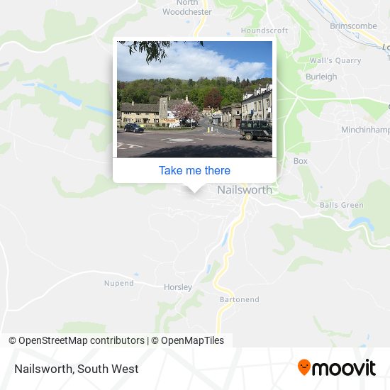 Nailsworth map