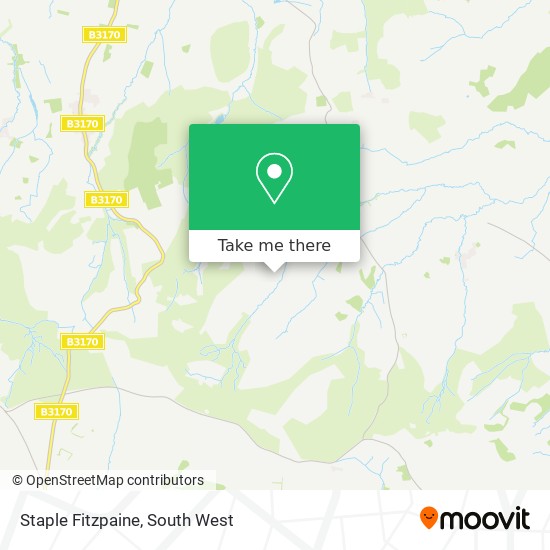 Staple Fitzpaine map