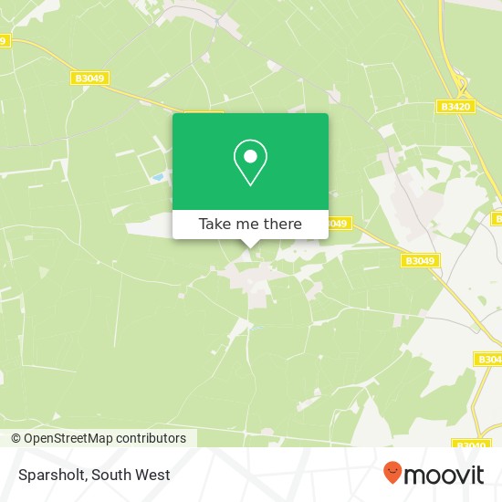 Sparsholt map