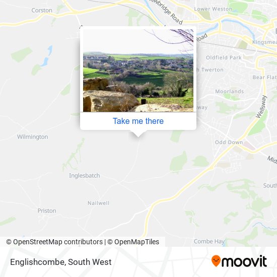 Englishcombe map