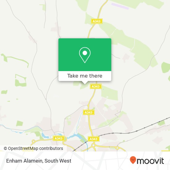 Enham Alamein map