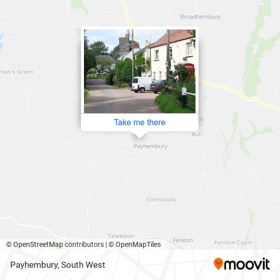 Payhembury map