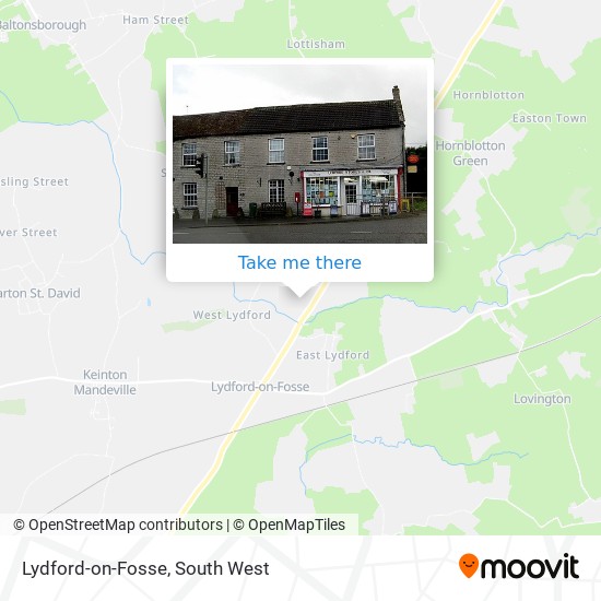 Lydford-on-Fosse map