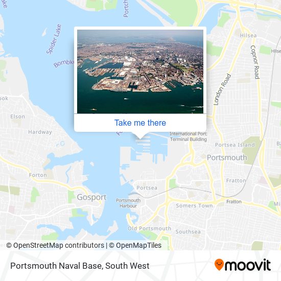 Portsmouth Naval Base map