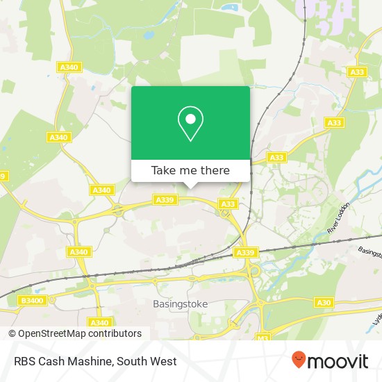 RBS Cash Mashine map