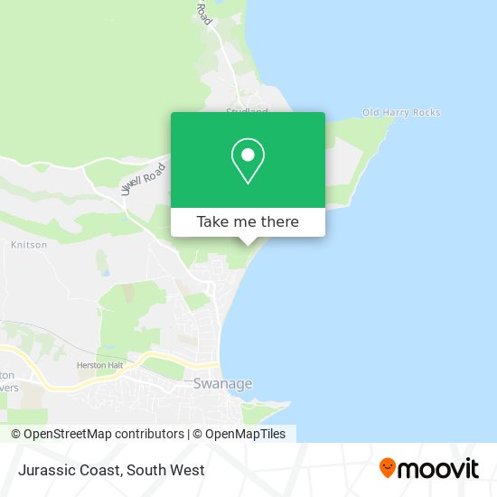 Jurassic Coast map