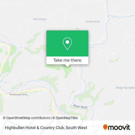 Highbullen Hotel & Country Club map