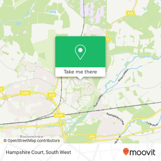 Hampshire Court map