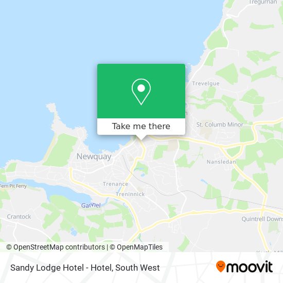 Sandy Lodge Hotel - Hotel map