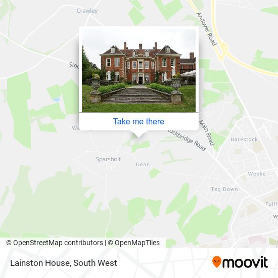 Lainston House map