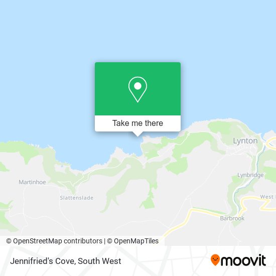 Jennifried's Cove map