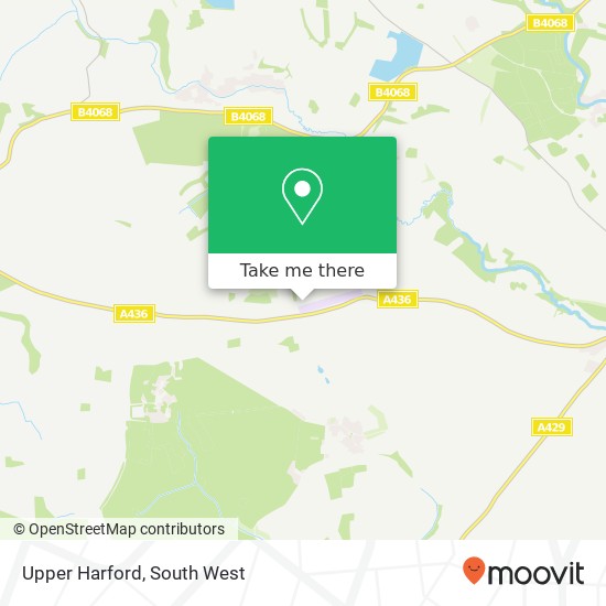 Upper Harford map