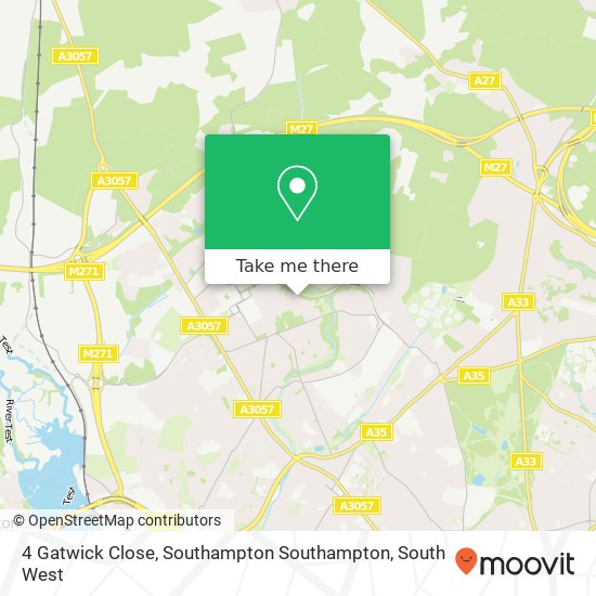4 Gatwick Close, Southampton Southampton map