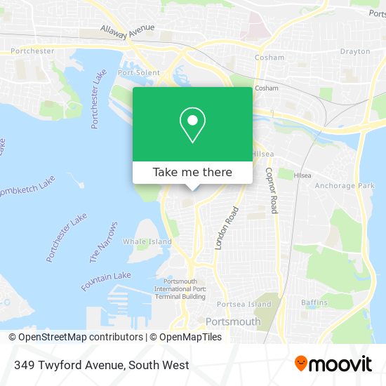 349 Twyford Avenue map