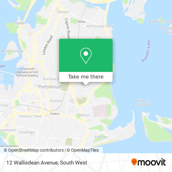 12 Wallisdean Avenue map