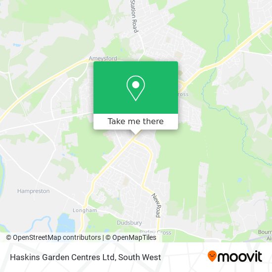 Haskins Garden Centres Ltd map