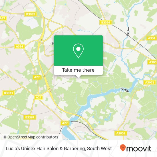 Lucia's Unisex Hair Salon & Barbering map