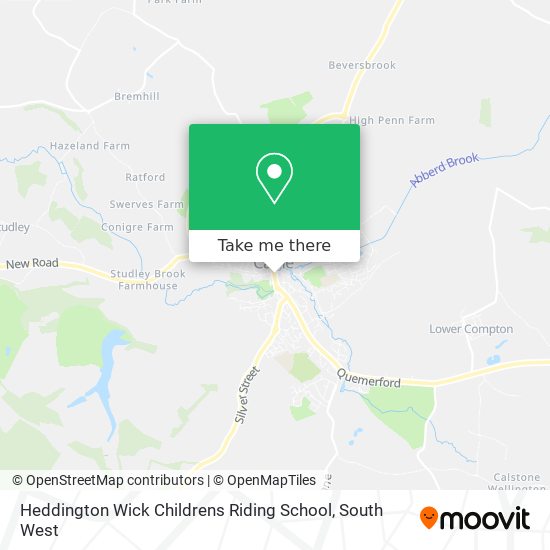 Heddington Wick Childrens Riding School map
