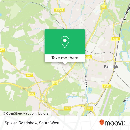 Spikies Roadshow map