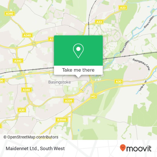 Maidennet Ltd. map