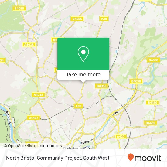 North Bristol Community Project map