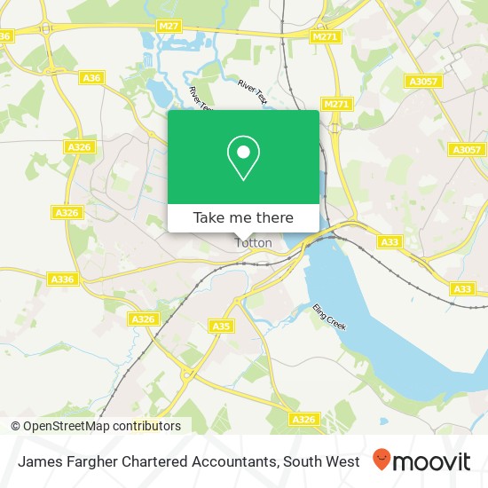 James Fargher Chartered Accountants map