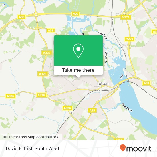 David E Trist map