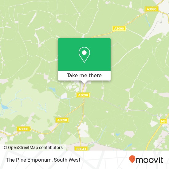 The Pine Emporium map