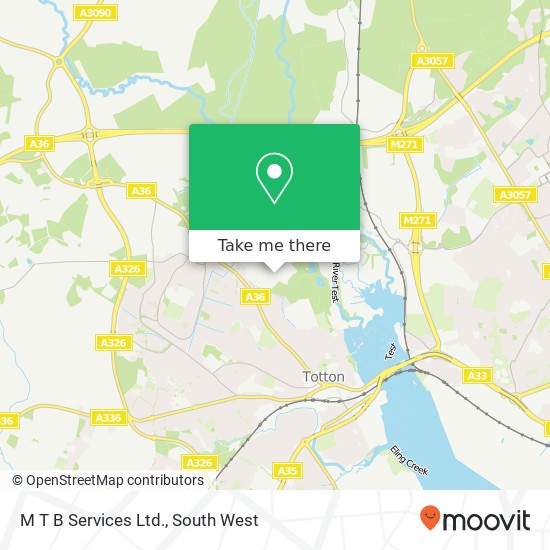 M T B Services Ltd. map