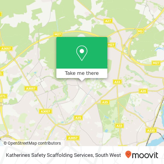 Katherines Safety Scaffolding Services map