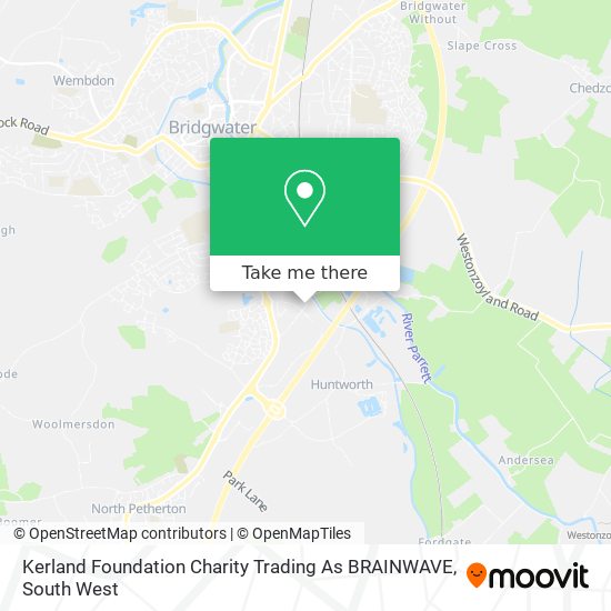 Kerland Foundation Charity Trading As BRAINWAVE map