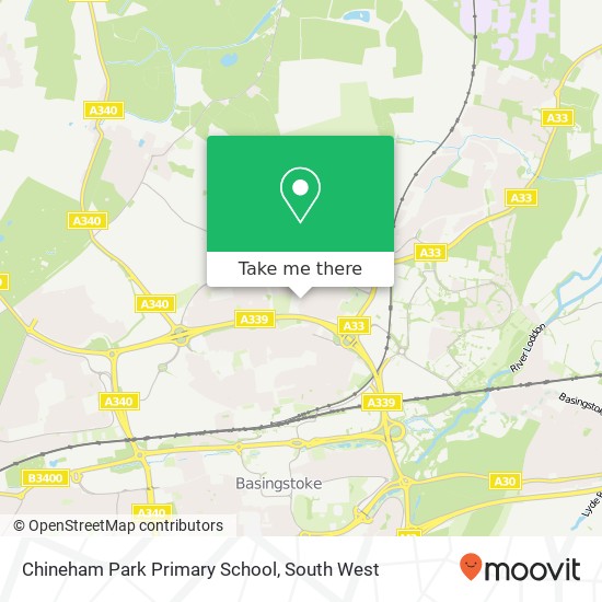 Chineham Park Primary School map