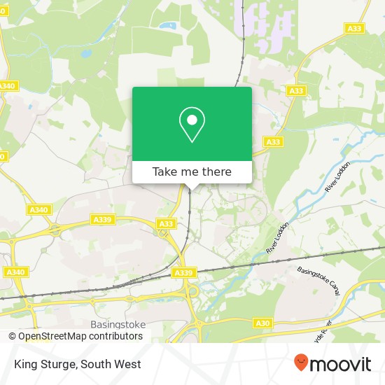 King Sturge map